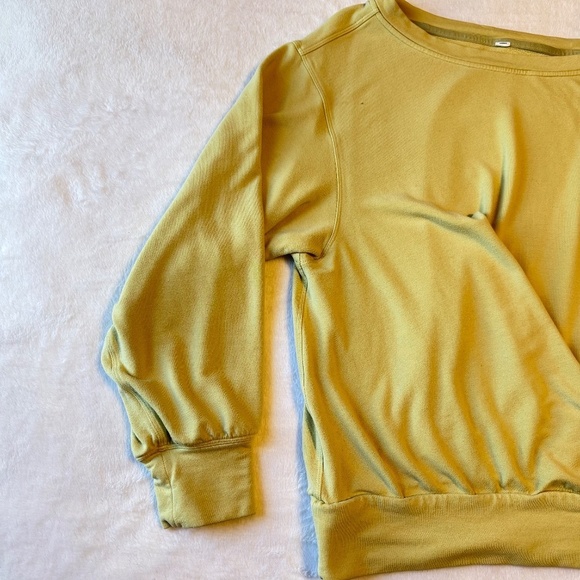Pleated Modal Fleece Pullover Sz6 Dew Gree - Picture 4 of 10
